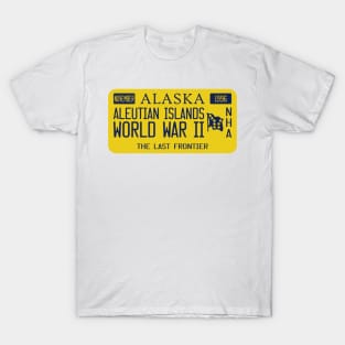 Aleutian Islands World War II National Historic Area license plate T-Shirt